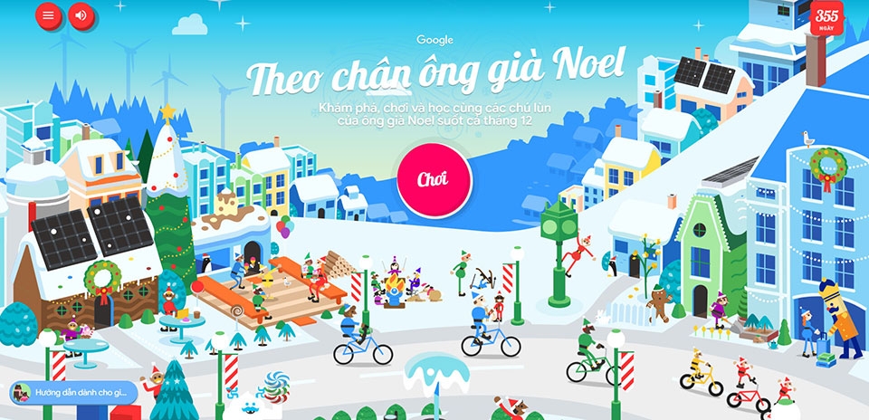 Game trí nhớ Theo chân ông già Noel