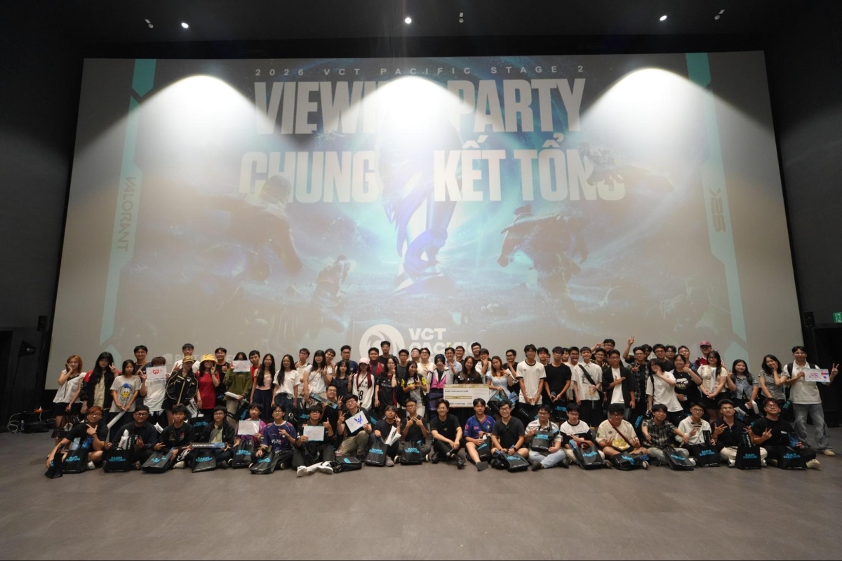 Người hâm mộ toàn quốc cháy hết mình cùng Viewing Party VCT 2026 Pacific Stage 2