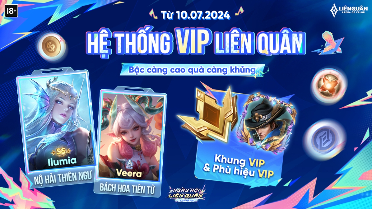 VIP 8 nhận được những gì