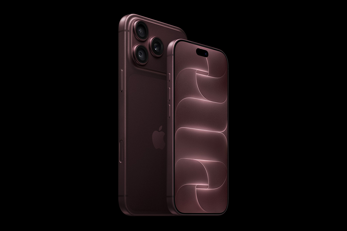 Thiết kế mặt sau của iPhone 18 Pro Max với màu đỏ Burgundy mới