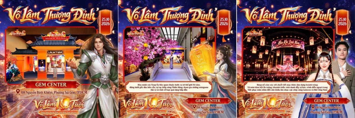 Các hoạt động hấp dẫn có trong sự kiện Võ Lâm Thượng Đỉnh