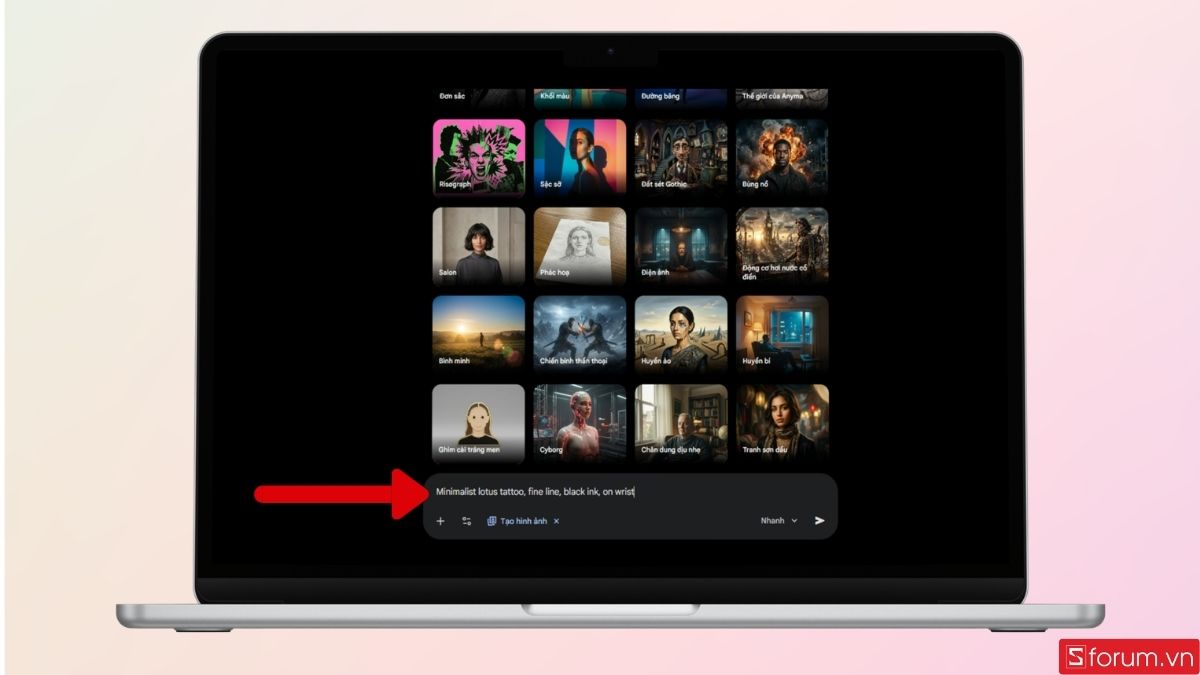 Nhập prompt tại đây
