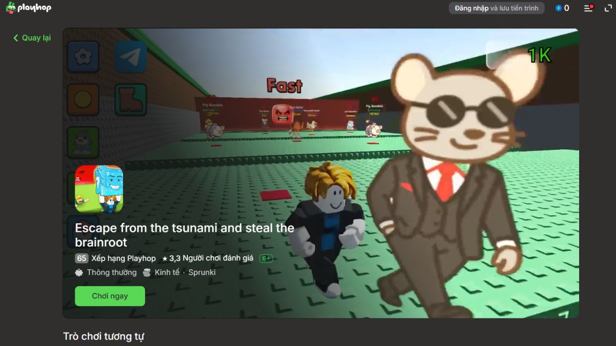 Chọn một game bạn thích và bắt đầu trải nghiệm