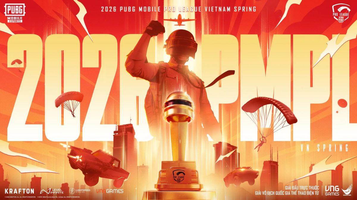 PMPL VN Spring 2026 chính thức khởi tranh: Sân chơi đỉnh cao của PUBG Mobile Việt Nam trở lại