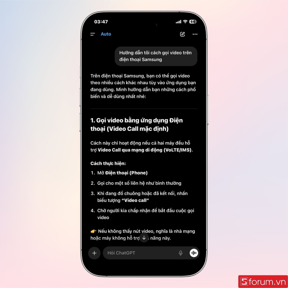 Cách viết prompt học cách sử dụng điện thoại và công nghệ