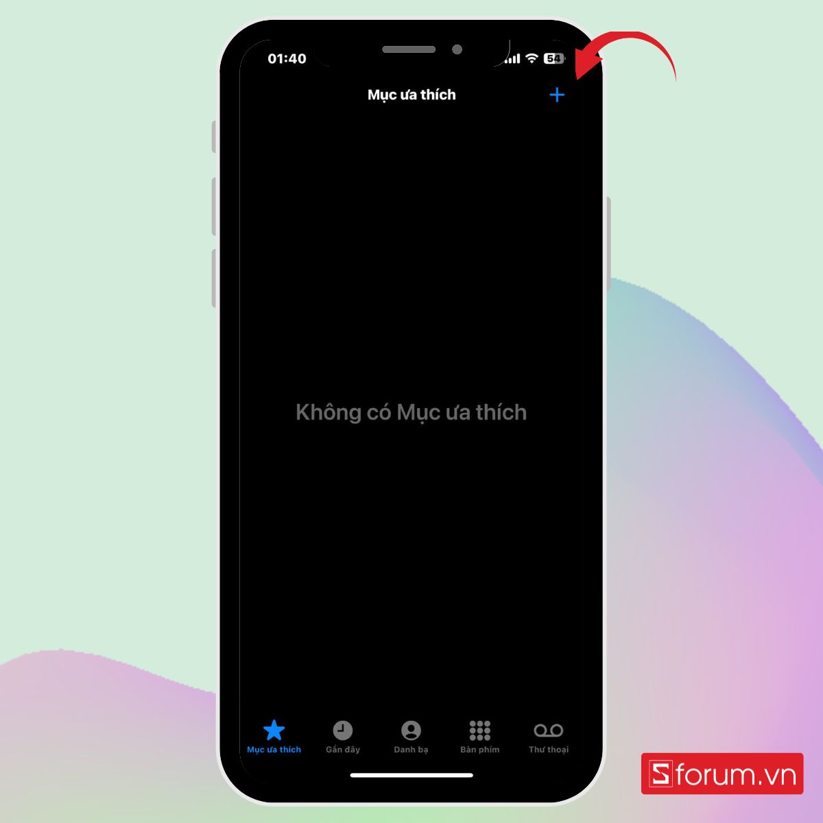 Quay số nhanh trên iPhone bằng mục ưa thích - bước 2