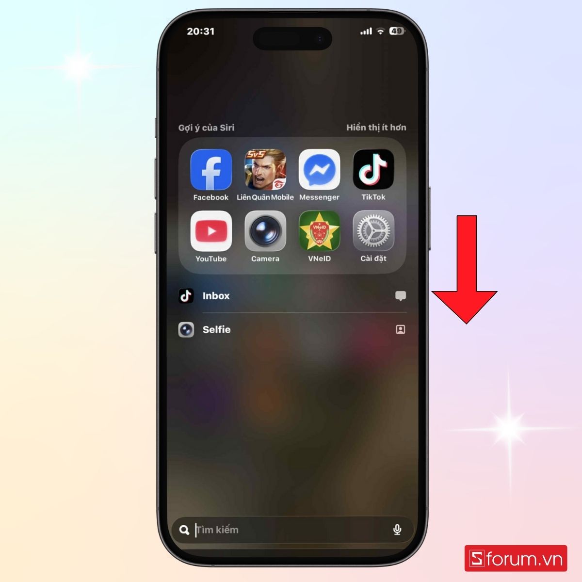 Cách sử dụng Reachability chế độ một tay là gì bước 1
