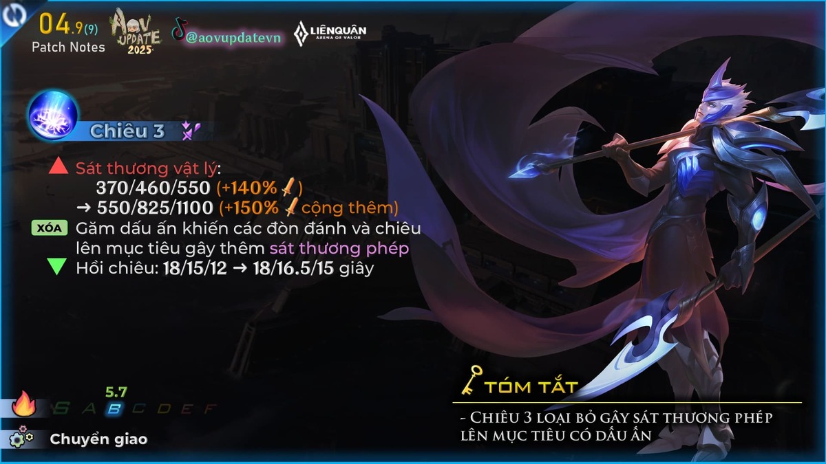 Chiêu 3 Zephys sau remake 