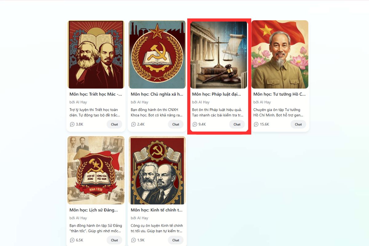 Chatbot Pháp Luật Đại Cương