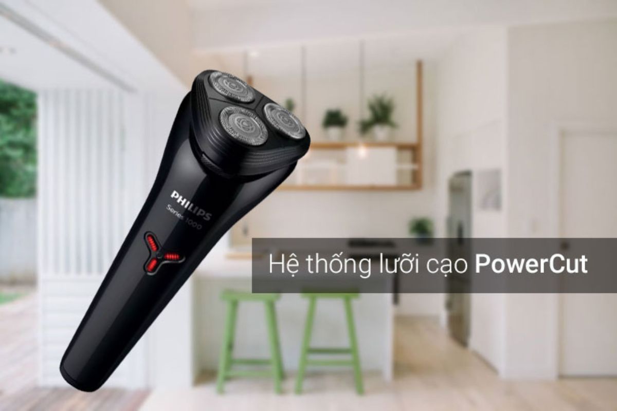 Máy cạo râu Philips S1103/02 sở hữu công nghệ lưỡi PowerCut