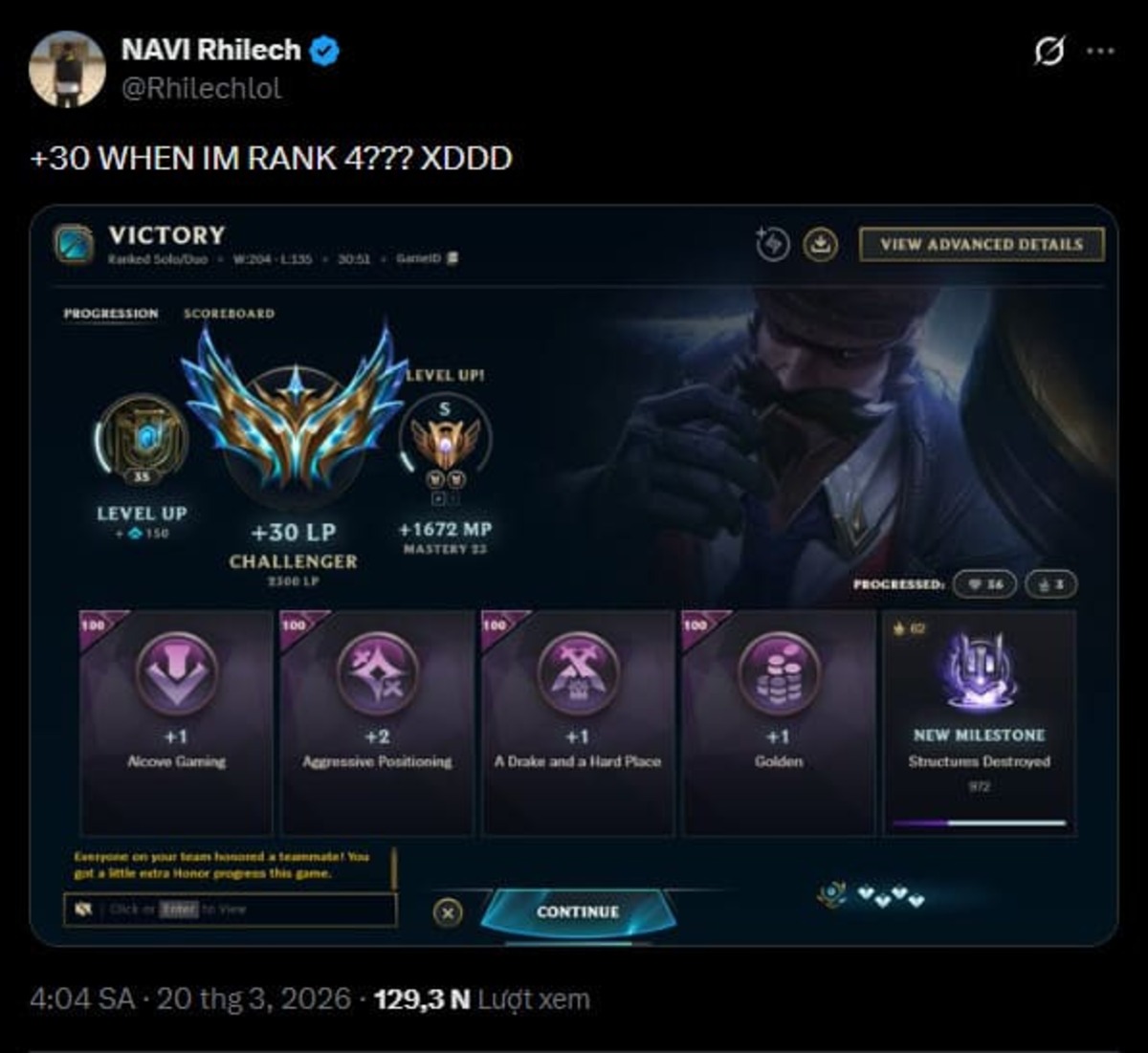 Đây có thể xem là một ngoặc lớn khi đấu rank