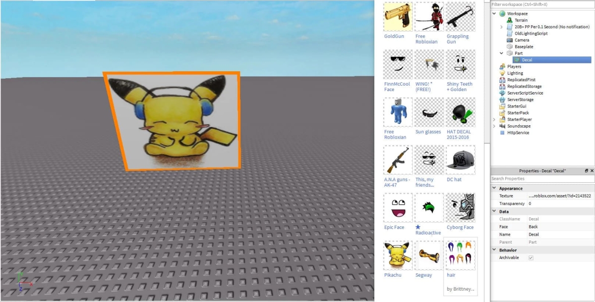 Lưu ý chung khi tìm Roblox Decal