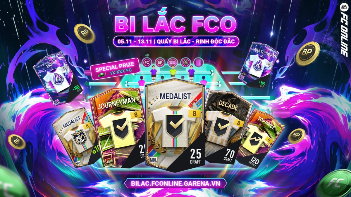 Sự kiện Bi Lắc FC Online