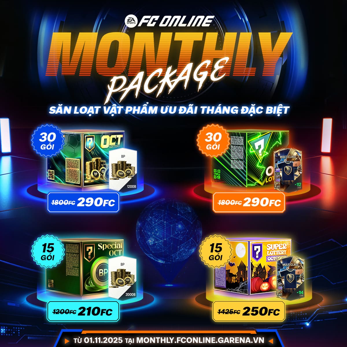 Cửa hàng vật phẩm FC Online 11/11