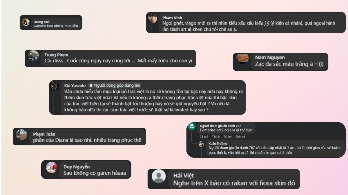 Hàng loạt phản ứng thú vị của cộng đồng game thủ