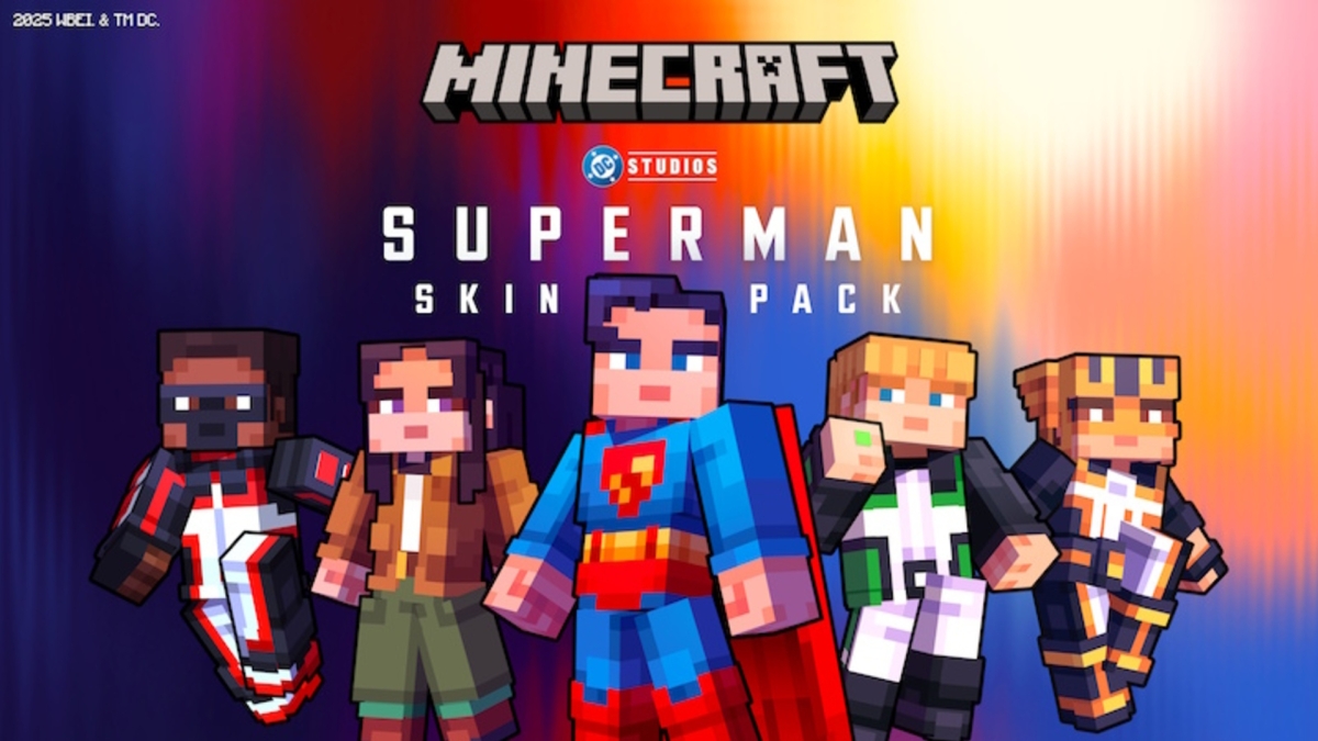 Gói skin Minecraft bao gồm 5 trang phục