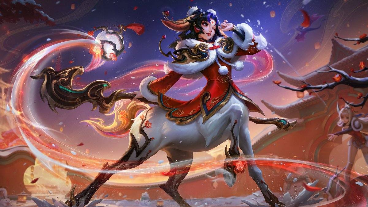 Skin Lillia chủ đề Mai Tuyết Nghênh Xuân