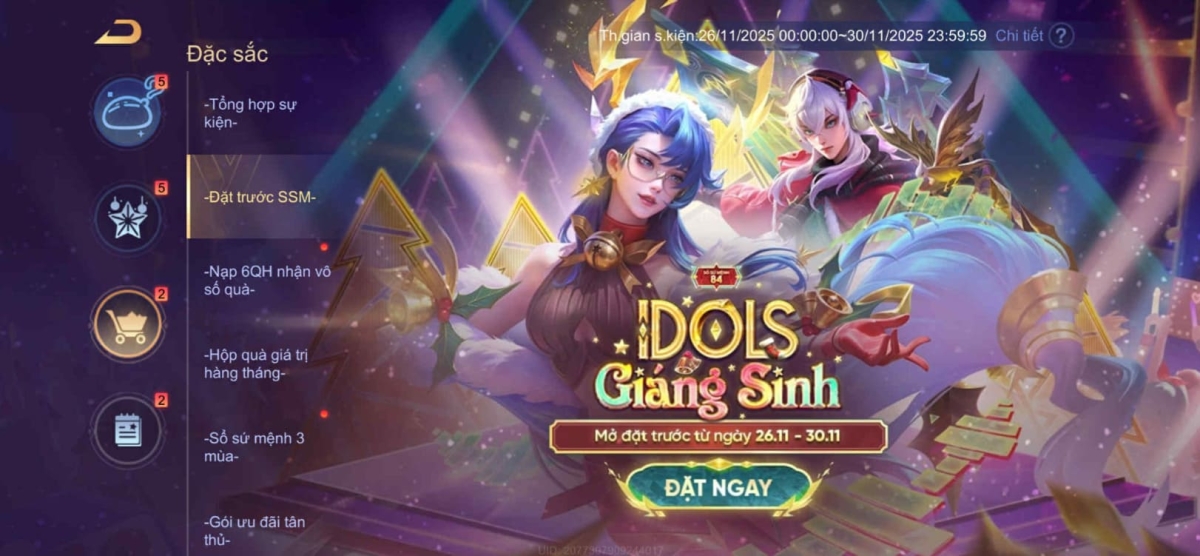 Tham gia ngày SSM mùa ngay trong ingame