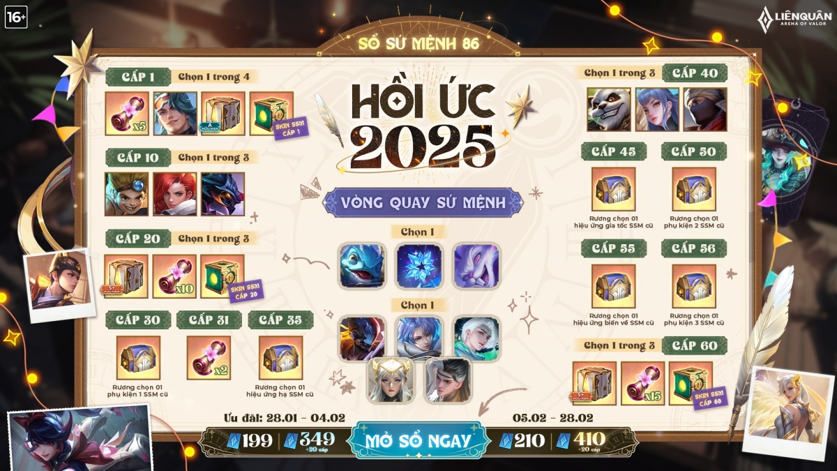 Thông tin chi tiết về Sổ Sứ Mệnh 86 Liên Quân