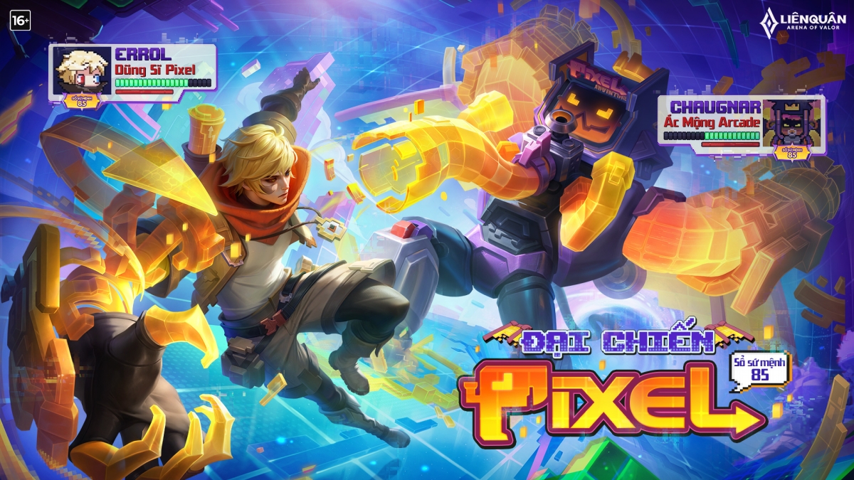Sổ Sứ Mệnh Mùa 85 có chủ đề Pixel