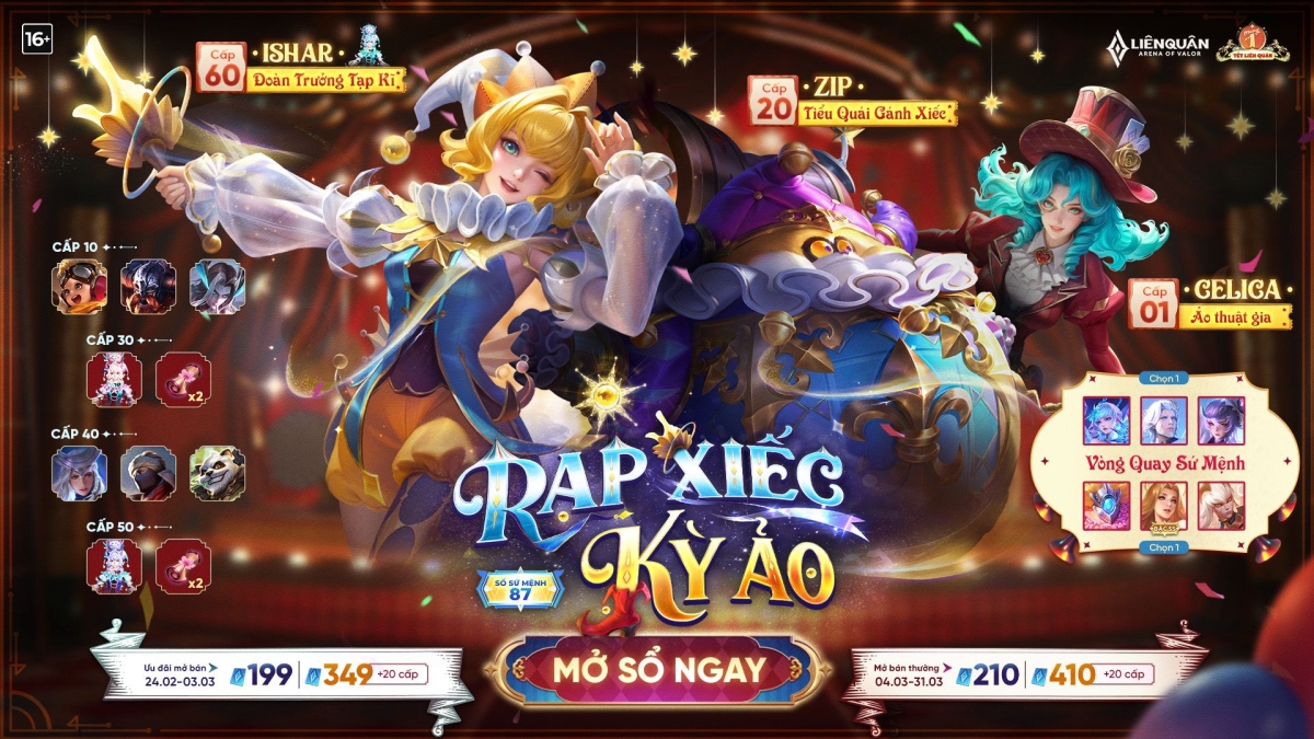 Tổng hợp tất cả các phần quà có trong Sổ Sứ Mệnh mùa 87