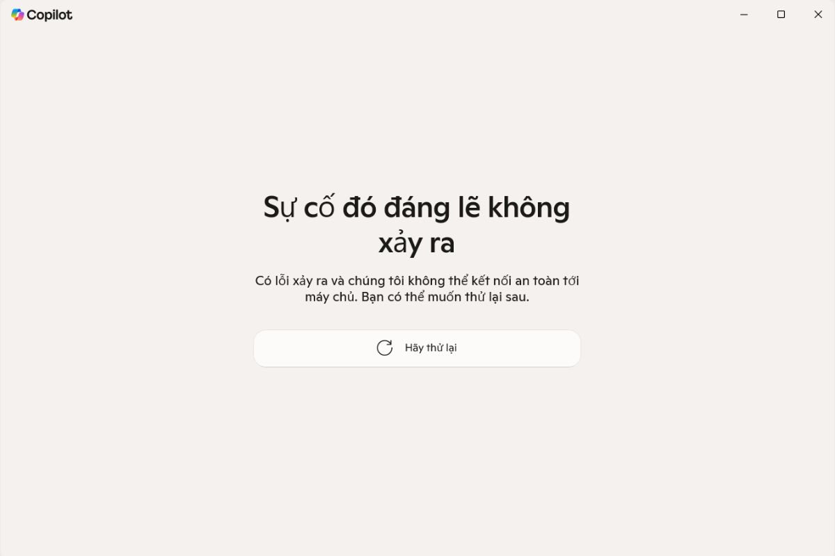 Lỗi micro trong ứng dụng Copilot