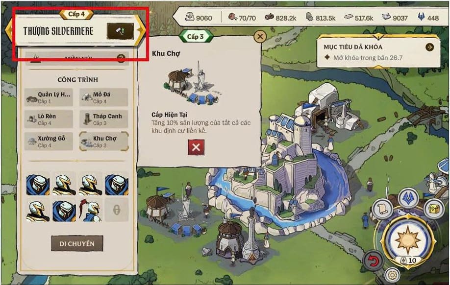 Trung tấm chiến lược Silvermere 