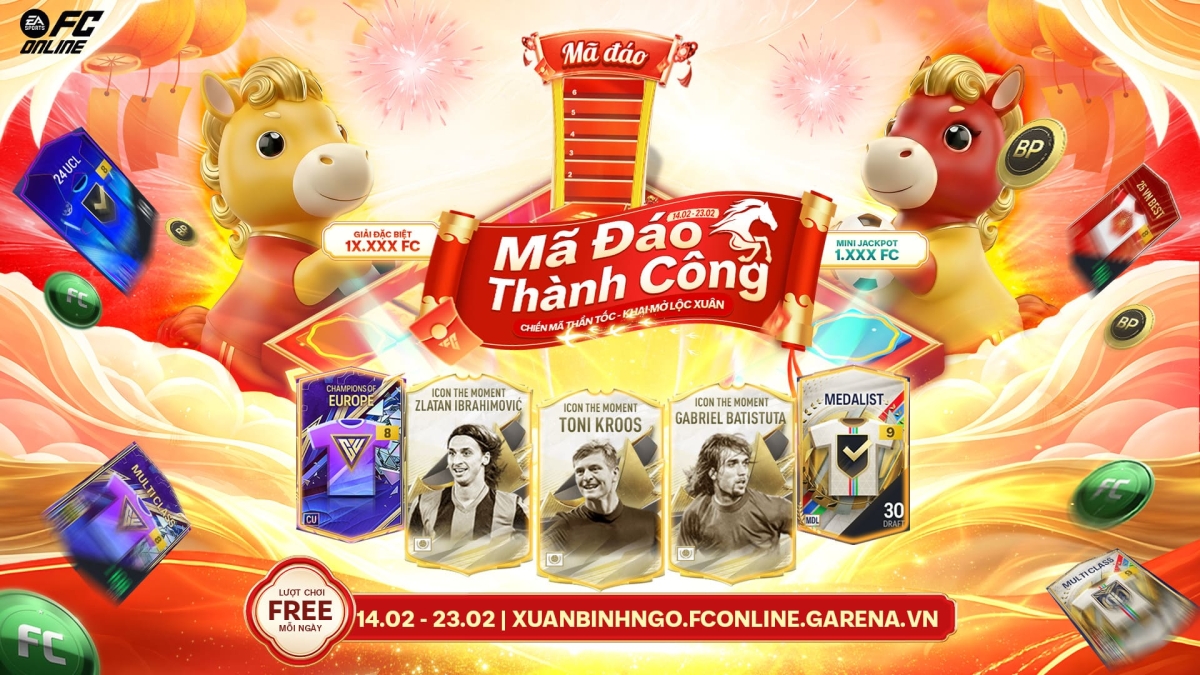 Toàn tập về sự kiện Mã Đáo Thành Công: Chiến Mã Thần Tốc của FC Online