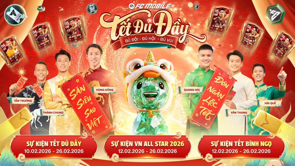 Sự kiện Tết Bính Ngọ – Săn cầu thủ tuổi Ngựa 