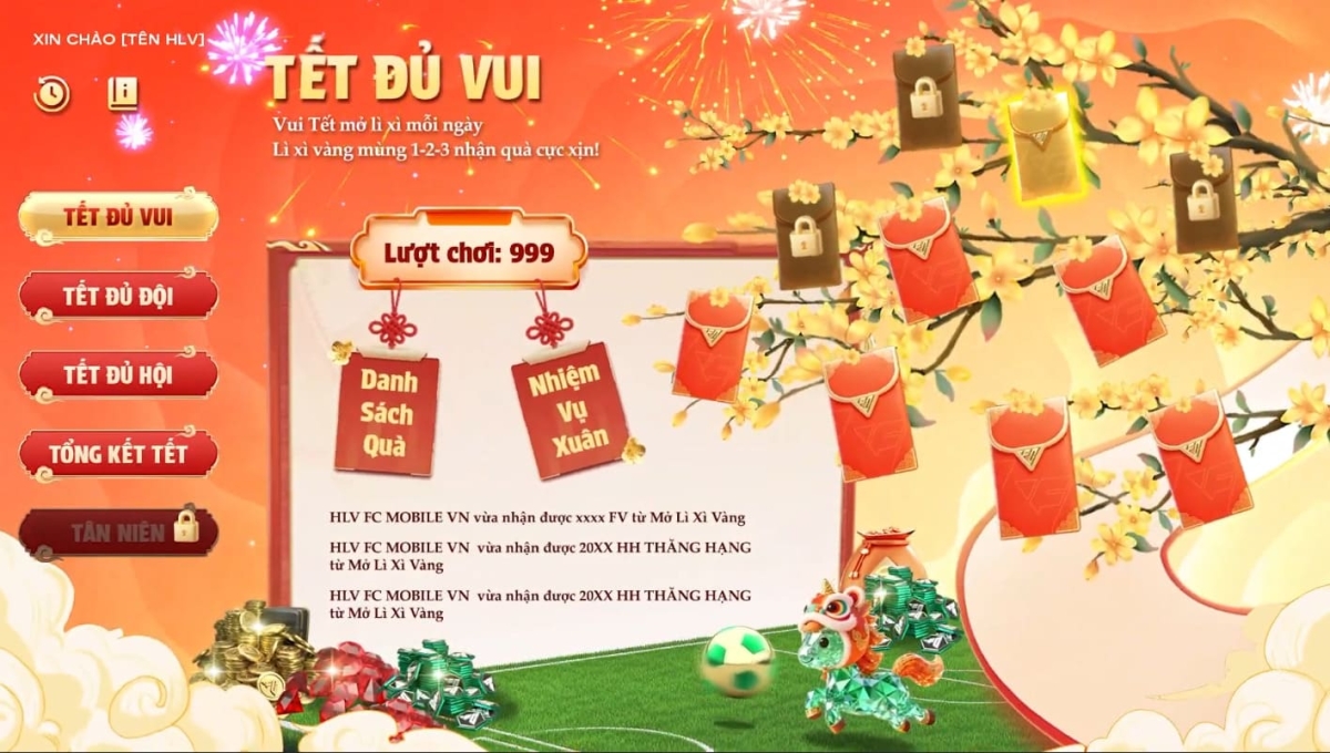 Tham gia ngay sự kiện Tết Đủ Đầy – Nhận lì xì vàng