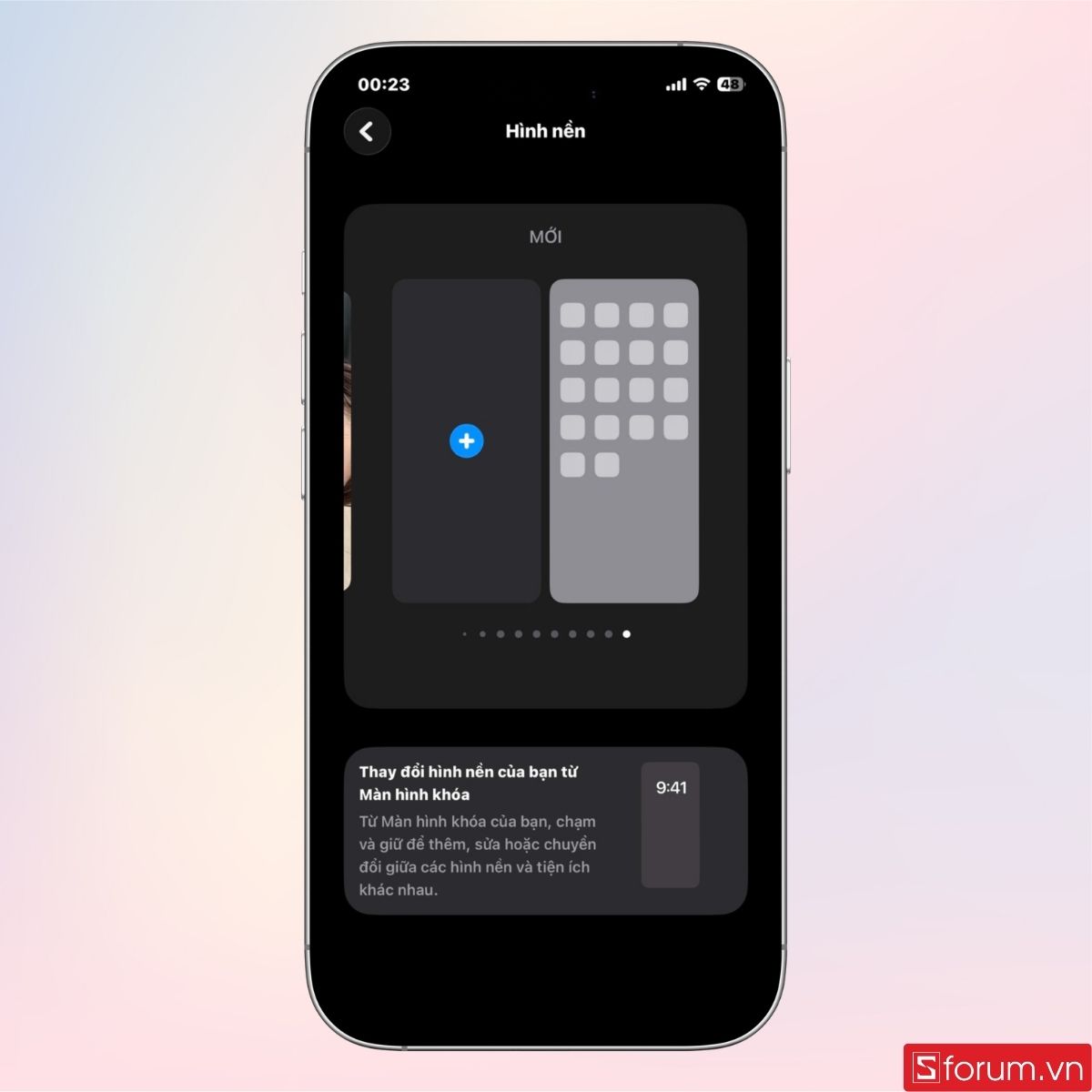 Kiểm tra hình nền