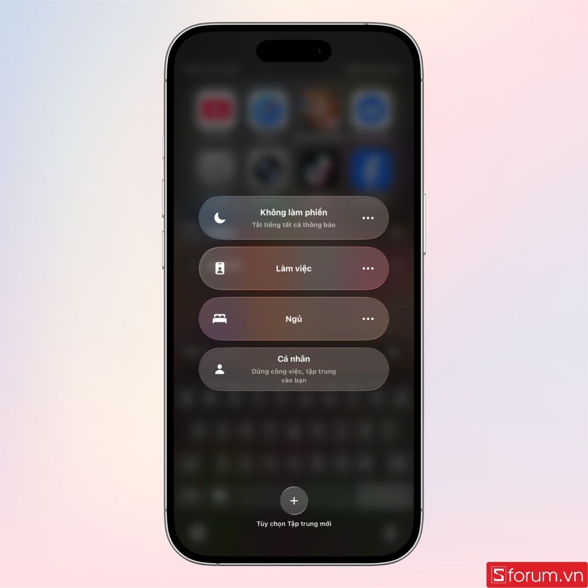 Thay đổi chế độ máy