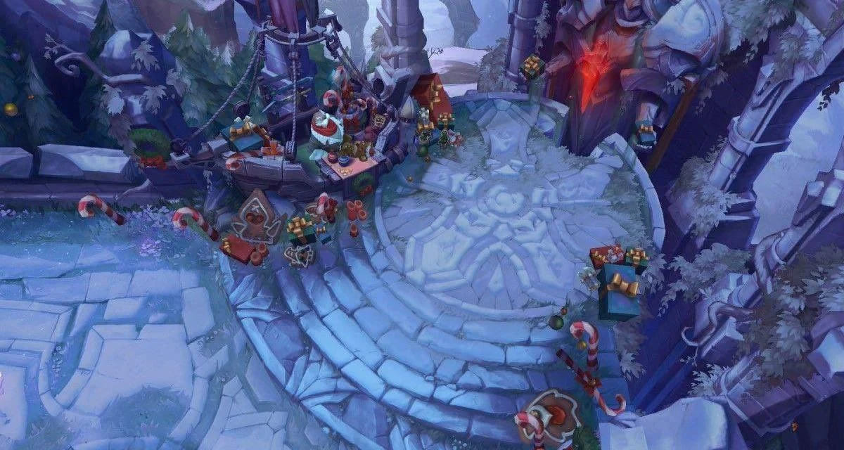 Khung cảnh Summoner’s Rift mùa đông tái xuất 2025