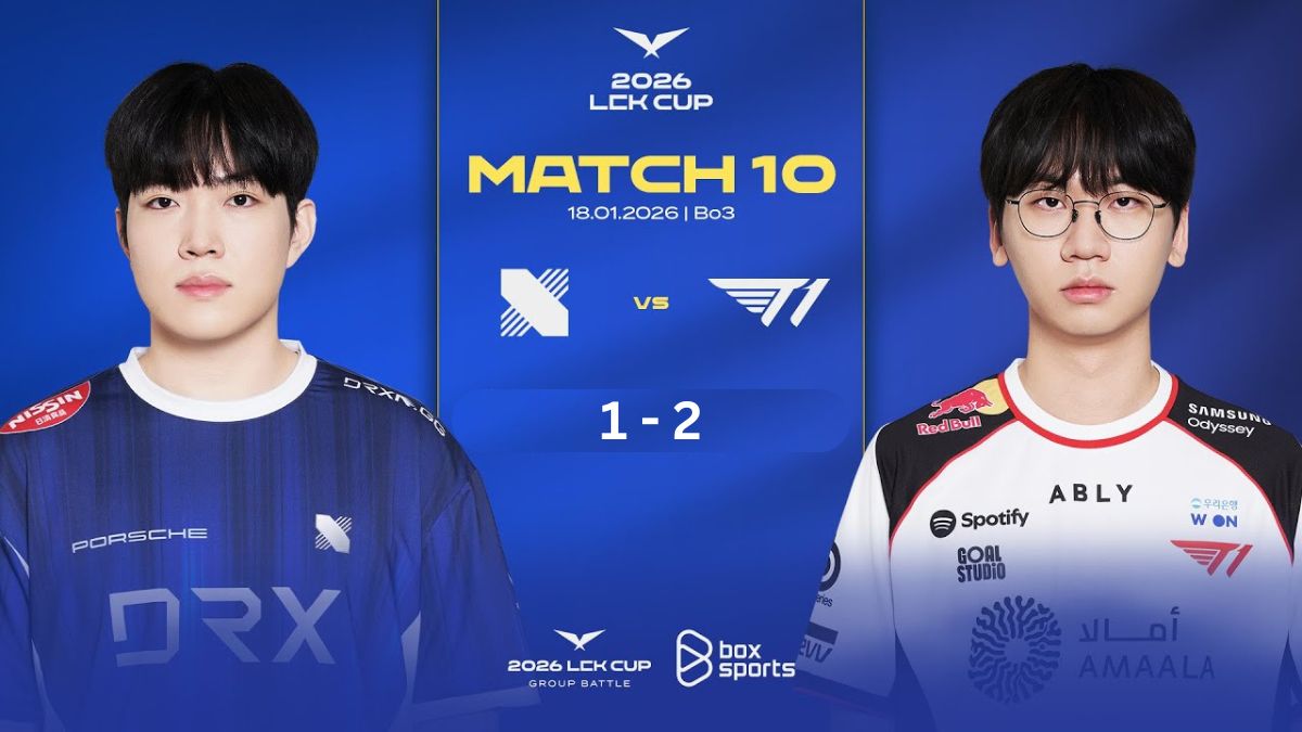 T1 đánh đủ tiền net trước DRX, tiếp tục là "cần câu" cứu view LCK 2026