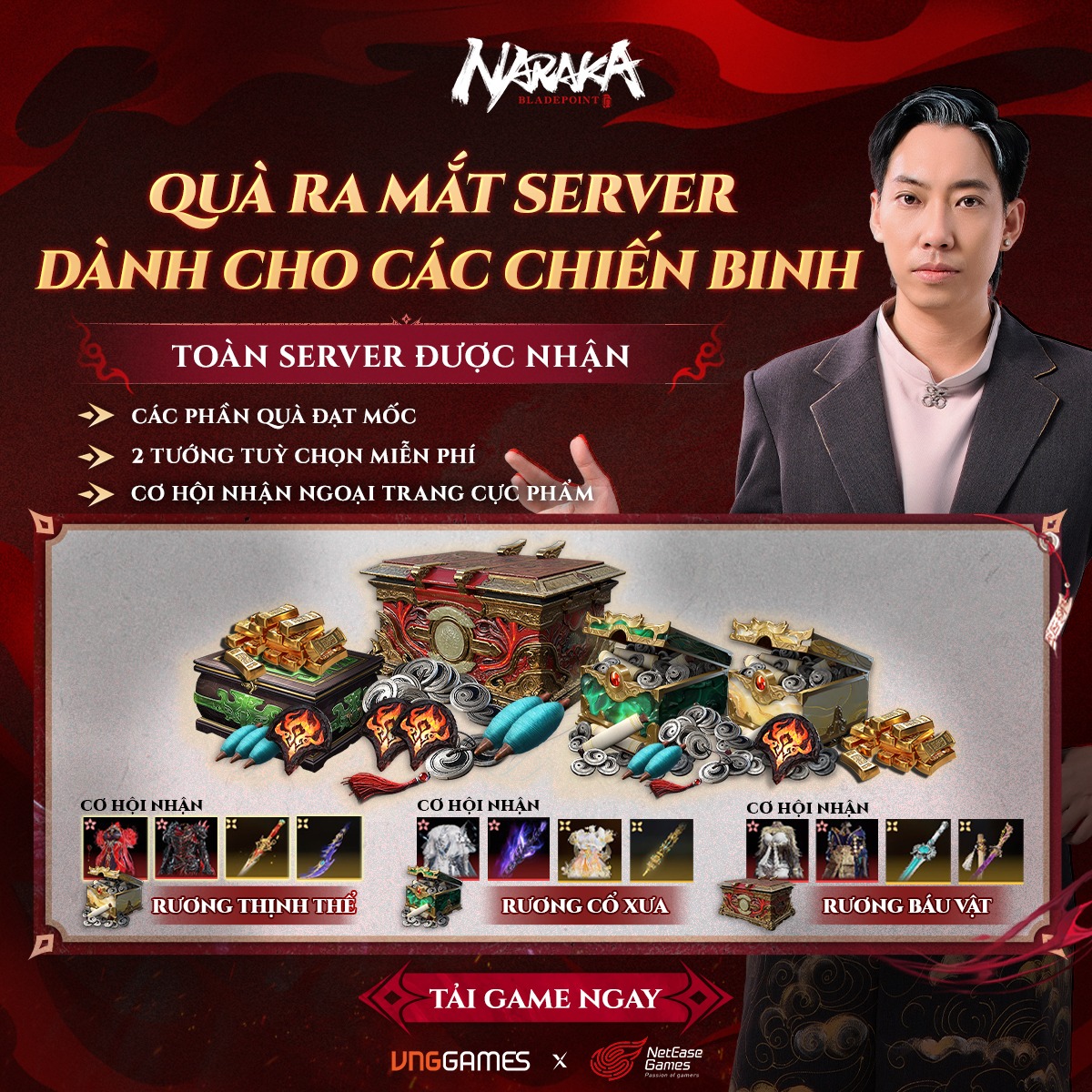 Những phần quà chất lượng khi bạn tải game