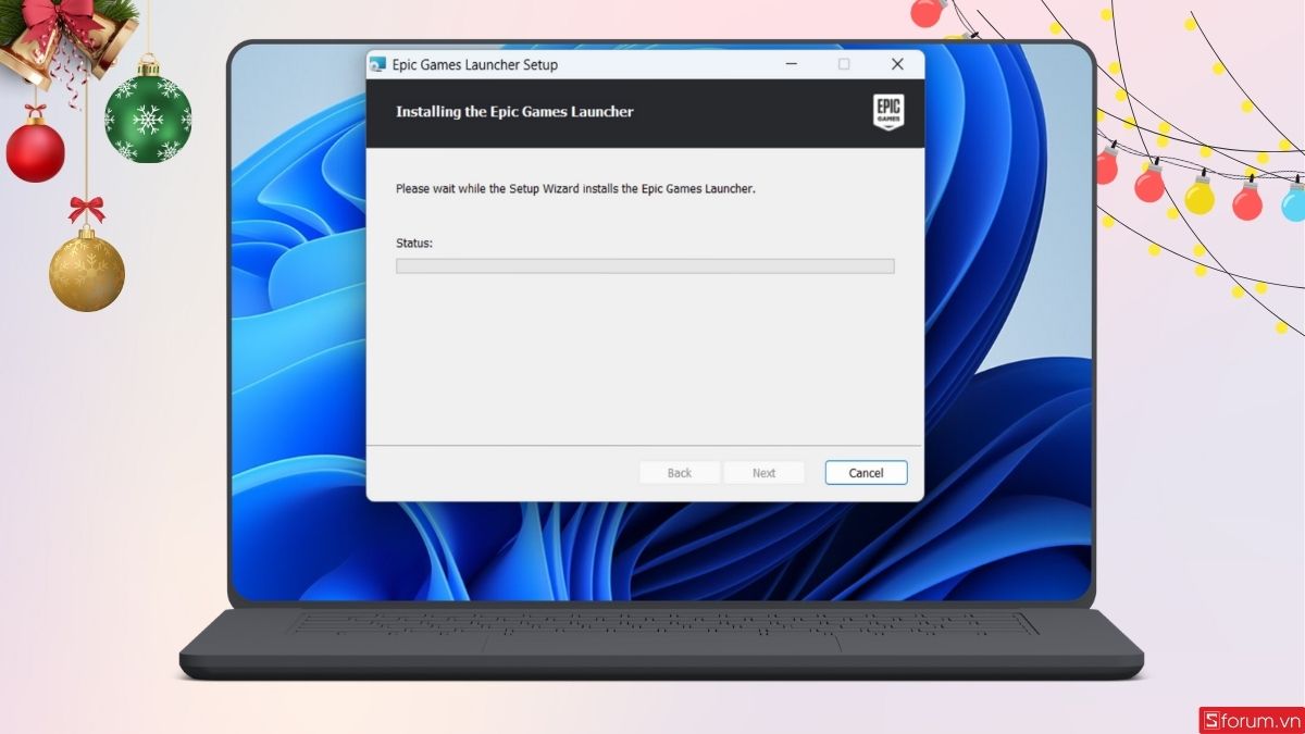Cài đặt Epic Games Launcher trên máy tính