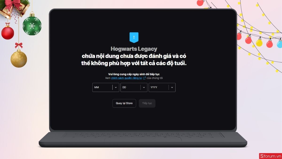 Nhập ngày sinh của bạn