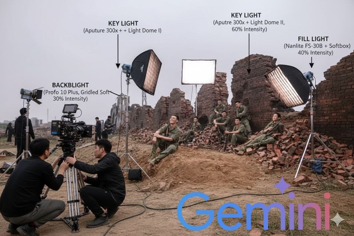 Nano Banana Pro tạo hậu trường theo từng bối cảnh