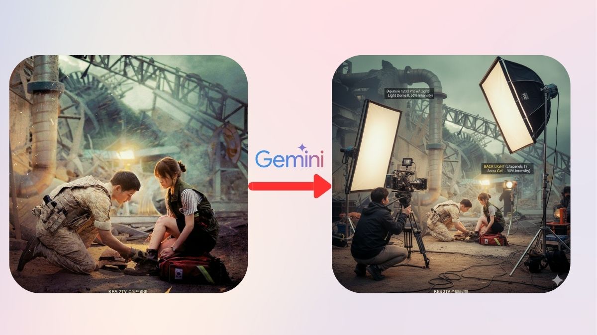 Tái tạo hậu trường phim với Nano Banana Pro cực kỳ chuyên nghiệp 