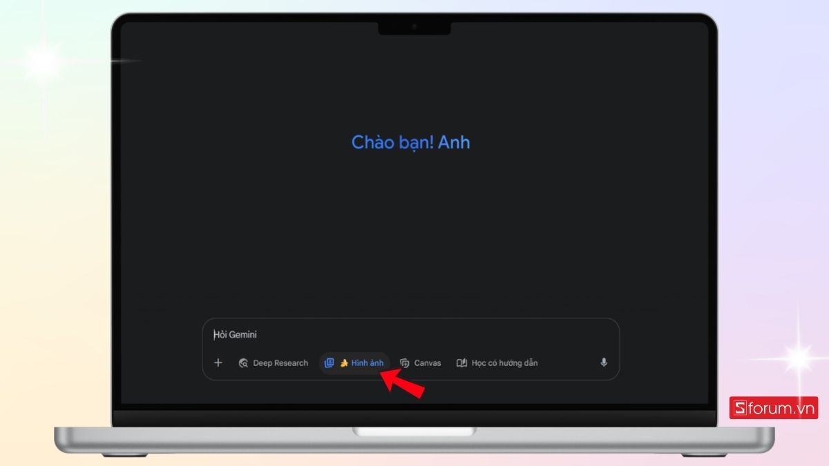 Chuyển sang chế độ tạo hình ảnh