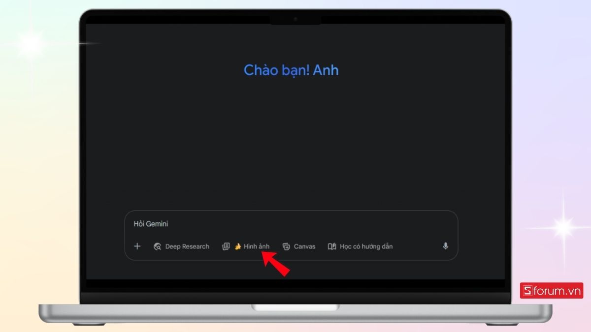 Chuyển sang chế độ Gemini hình ảnh