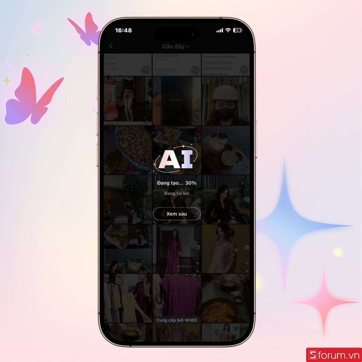 Chờ Wink xử lý hinh ảnh