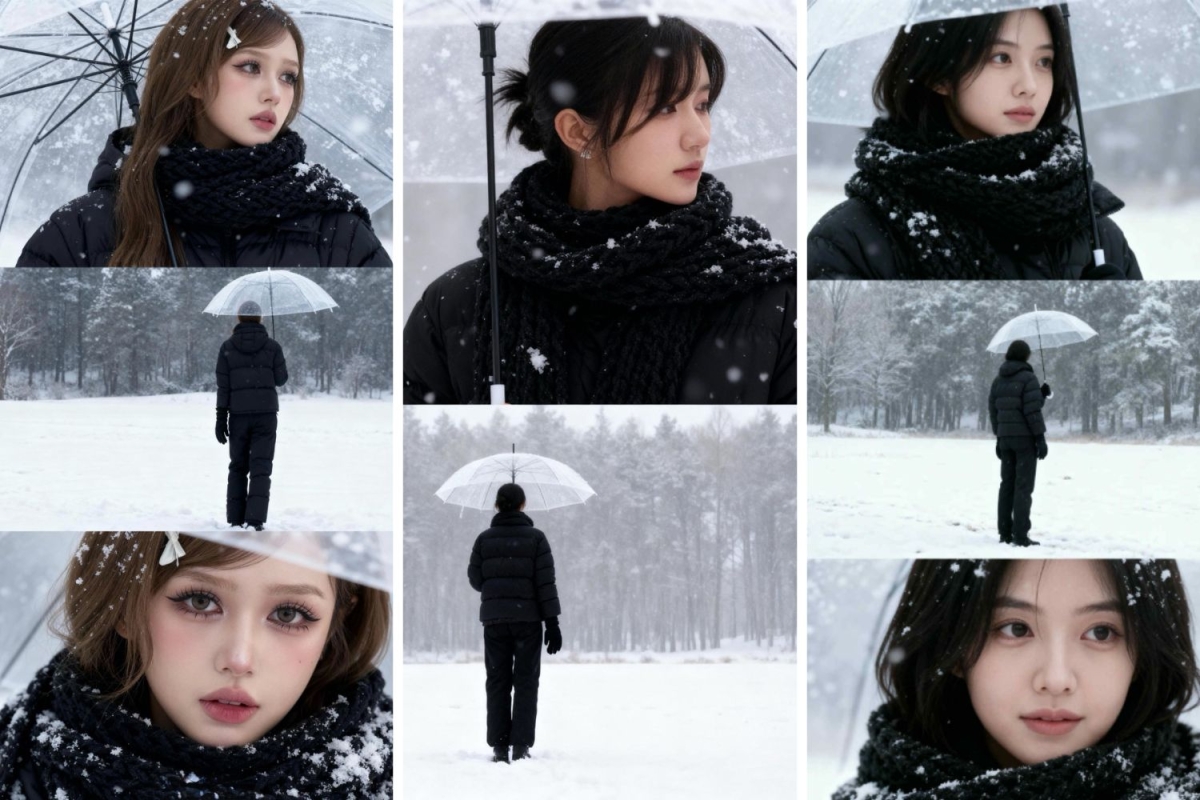 Tìm hiểu trend tạo ảnh chân dung dưới tuyết