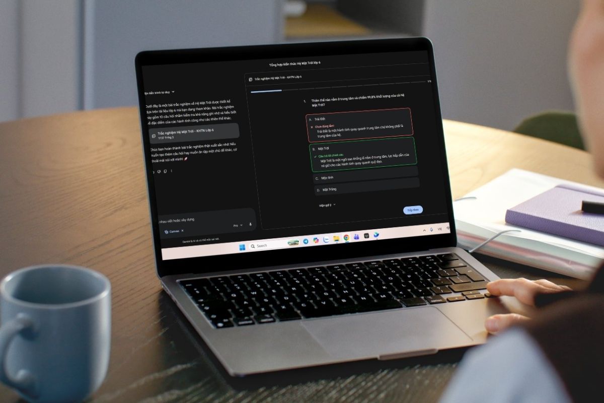 Ưu điểm chung khi tạo câu hỏi trắc nghiệm trên Gemini