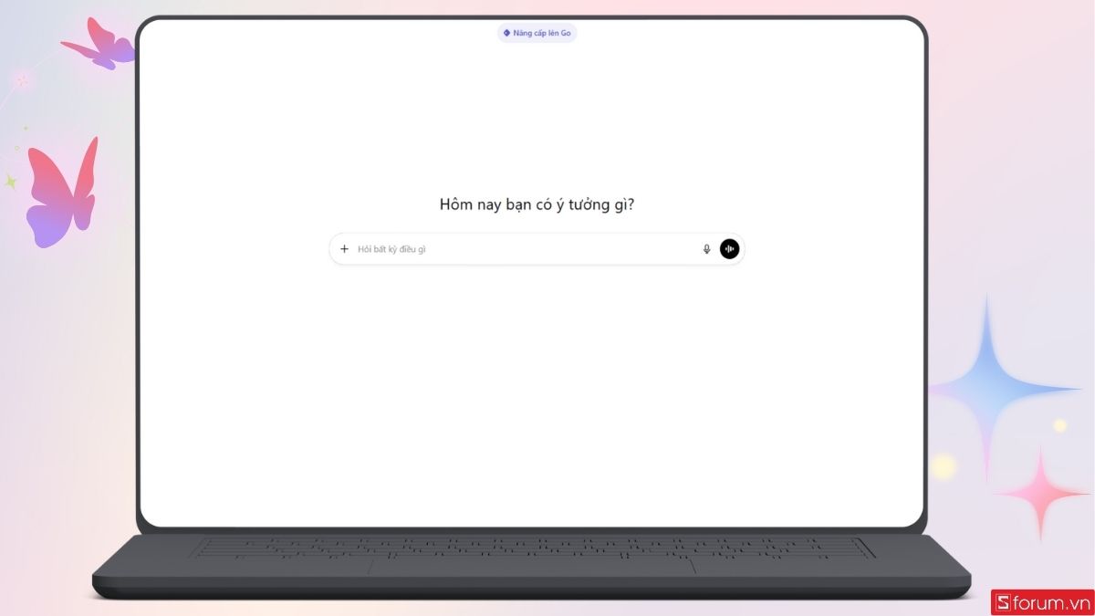 Giao diện chính của ChatGPT