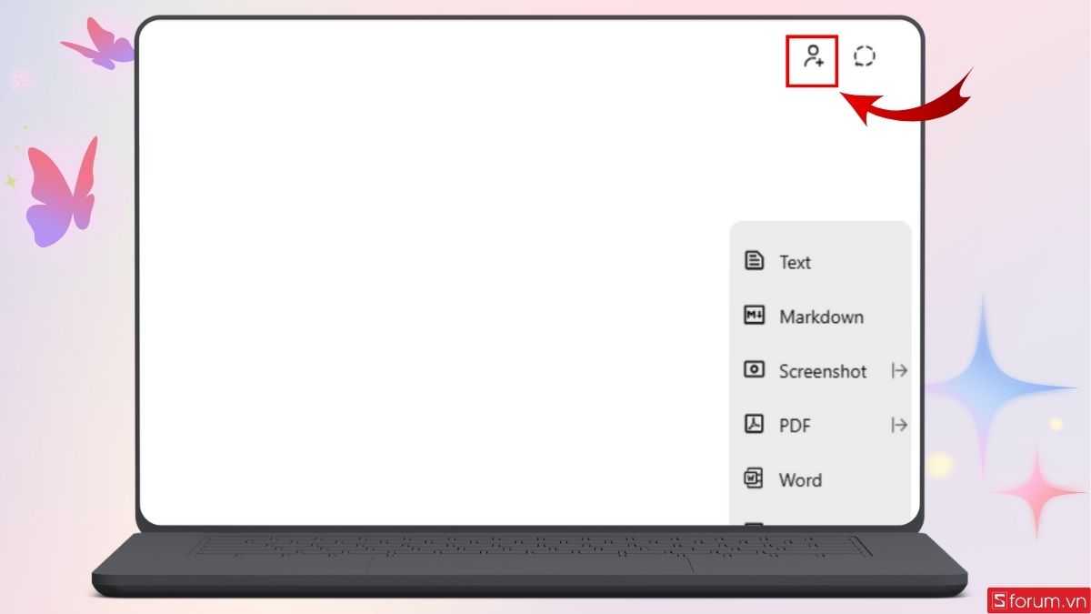 Nhấn vào biểu tượng Thêm người như hình