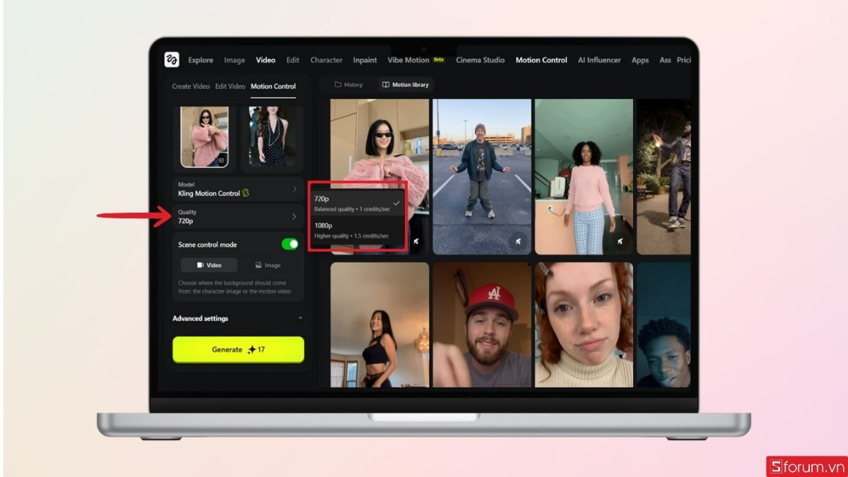 Điều chỉnh thông số liên quan cho video của bạn