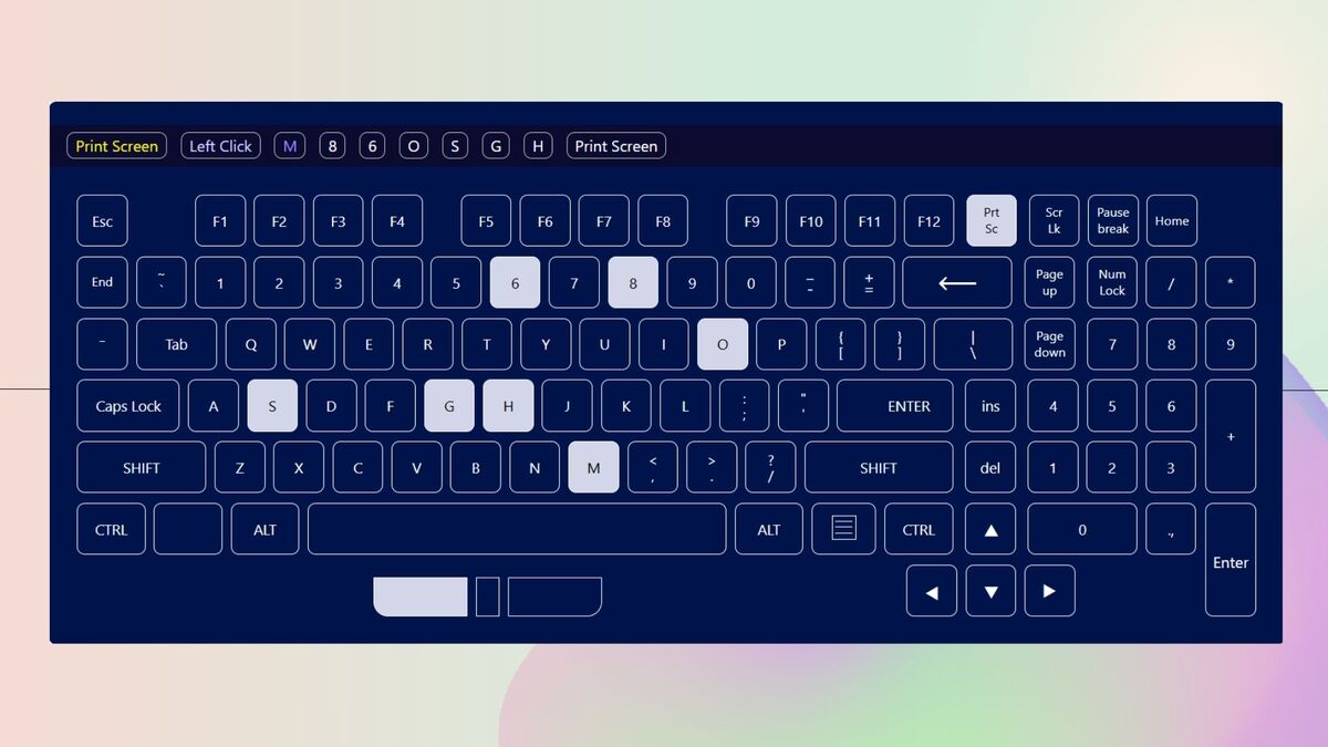 Sử dụng trang web test Keyboard Keytest