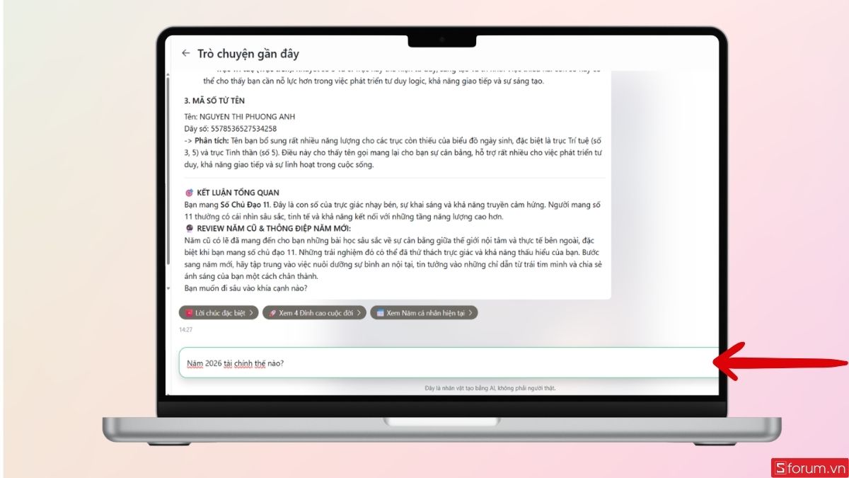 Bạn có thể đặt thêm câu hỏi để yêu cầu AI Hay trả lời câu hỏi