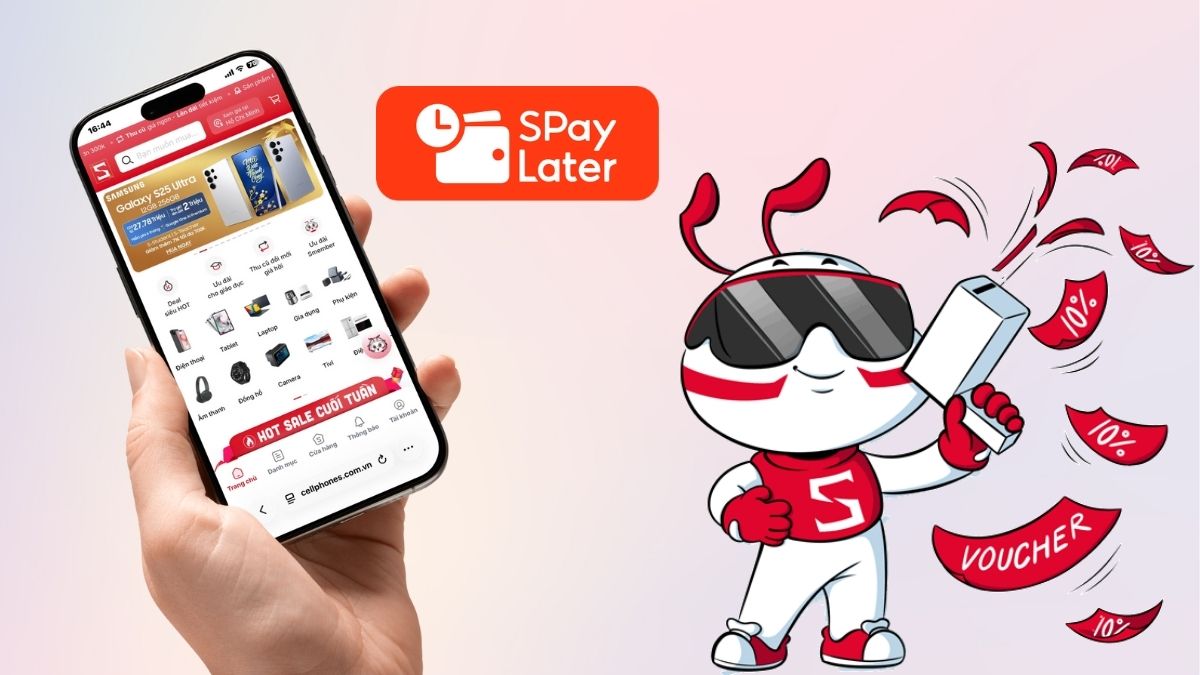Hướng dẫn thanh toán SPayLater khi mua hàng trên website CellphoneS